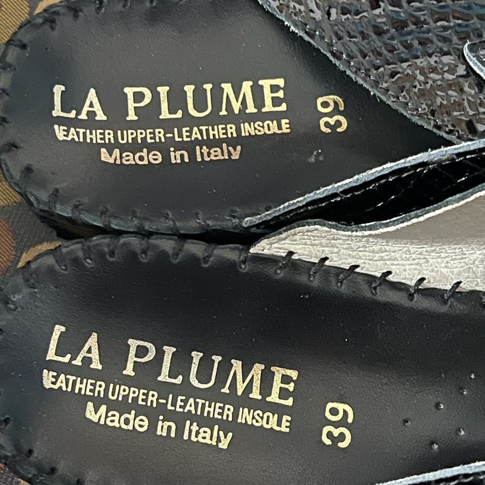 La Plume leather sandals - Picture 2 of 11
